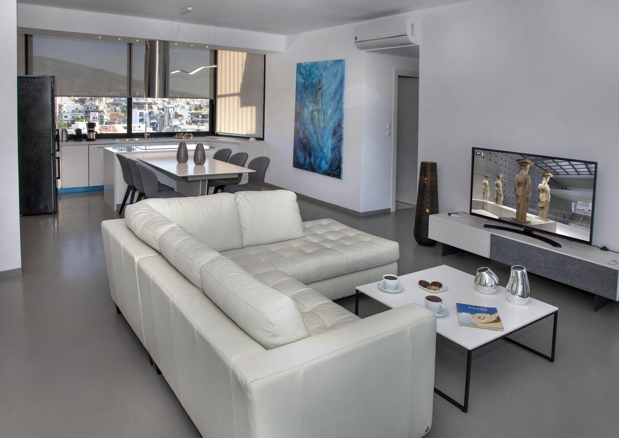 Ferienwohnung Luxury Penthouse Touching The Acropolis By Ghh Athen Exterior foto